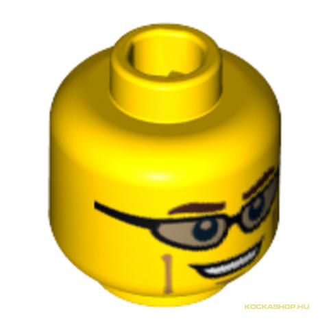 LEGO® Alkatrészek (Pick a Brick) 6041799 - Sárga Minifigura Fej Napszemüvegben