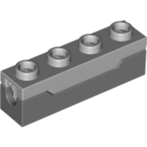 LEGO® Alkatrészek (Pick a Brick) 6048898 - Sötét kékes-szürke 1x4-es Kilövő elem