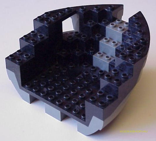LEGO® Alkatrészek (Pick a Brick) 6051c03 - Sötétszürke Hajóorr használt