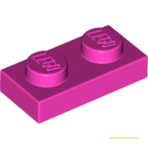 LEGO® Alkatrészek (Pick a Brick) 6057387 - Sötét rózsaszín 1X2 Lapos Elem