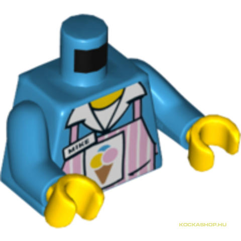 LEGO® Alkatrészek (Pick a Brick) 6057689 - Sötét Azúr Mike Fagyis Felsője