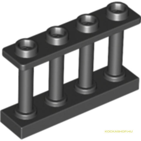 LEGO® Alkatrészek (Pick a Brick) 6066113 - Fekete 1X4X2 Kerítés