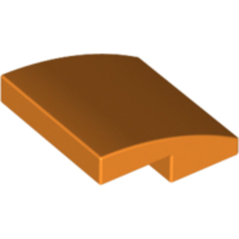 LEGO® Alkatrészek (Pick a Brick) 6067913 - Narancssárga 2x2 Íves elem