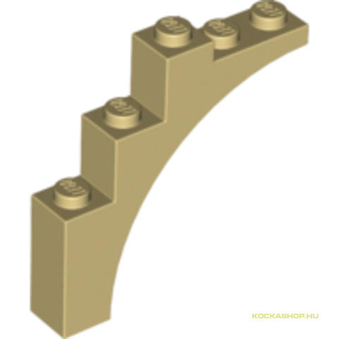 LEGO® Alkatrészek (Pick a Brick) 6075057 - Világos Cserszínű Boltív Elem