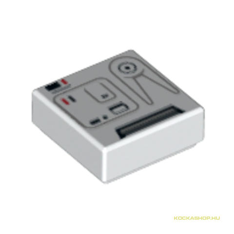 LEGO® Alkatrészek (Pick a Brick) 6077624 - Fehér 1x1 Csempe Snowtrooper hátizsák festéssel