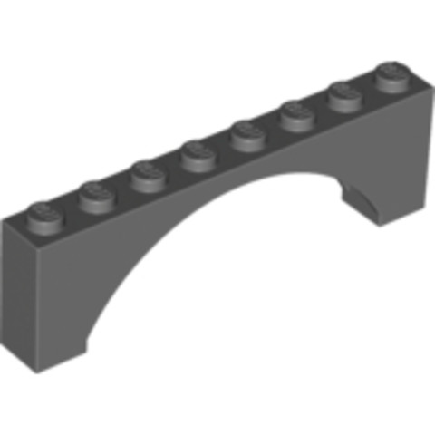 LEGO® Alkatrészek (Pick a Brick) 6079721 - Sötét kékesszürke  1x8x2 Boltív Elem