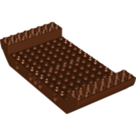 LEGO® Alkatrészek (Pick a Brick) 6085211 - Vörösesbarna 16x8x2 Hajó Alap
