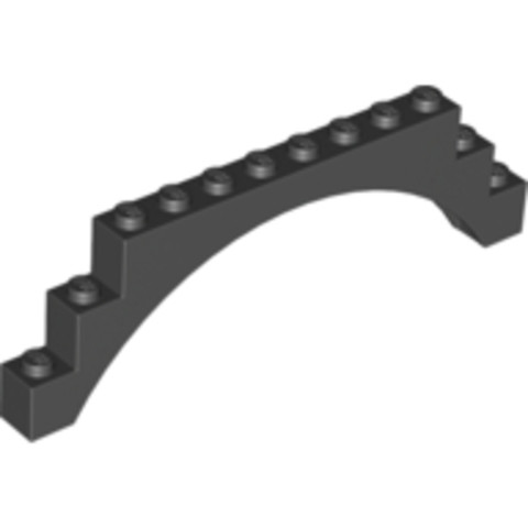 LEGO® Alkatrészek (Pick a Brick) 610826 - Fekete 1X12X3 hídelem