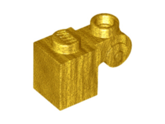 LEGO® Alkatrészek (Pick a Brick) 6112307 - Gyöngyházarany Elem csatlakozóval