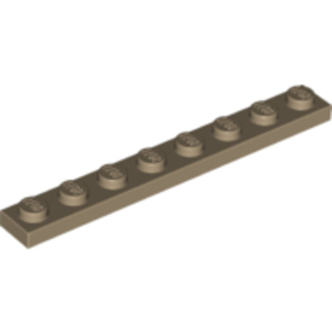 LEGO® Alkatrészek (Pick a Brick) 6156492 - Sötét bézs 1X8 Lapos Elem