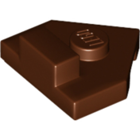 LEGO® Alkatrészek (Pick a Brick) 6163991 - Vörösesbarna 2x2 Módosított Elem