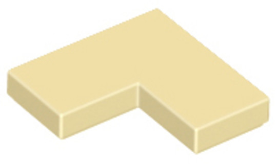 LEGO® Alkatrészek (Pick a Brick) 6173057 - Bézs 1 x 2 x 2 Sarok csempe