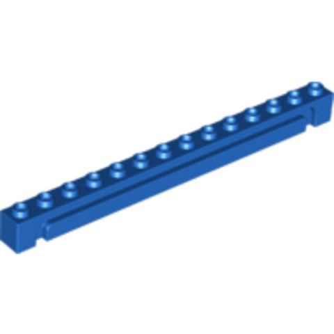 LEGO® Alkatrészek (Pick a Brick) 6177962 - Kék 1X14 Elem Bemetszéssel, Garázskapuhoz