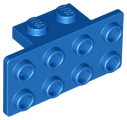 LEGO® Alkatrészek (Pick a Brick) 6194751 - Kék 1X2/2X4 Sarokelem