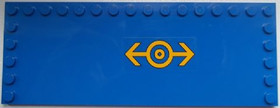 Kék 6x16 módosított lap matricával (bal)