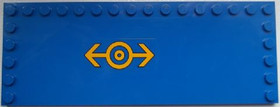 Kék 6x16 módosított lap matricával (jobb)