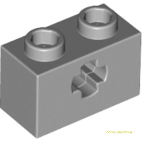 LEGO® Alkatrészek (Pick a Brick) 6206249 - Világos kékes-szürke 1X2 Elem Keresztlukkal