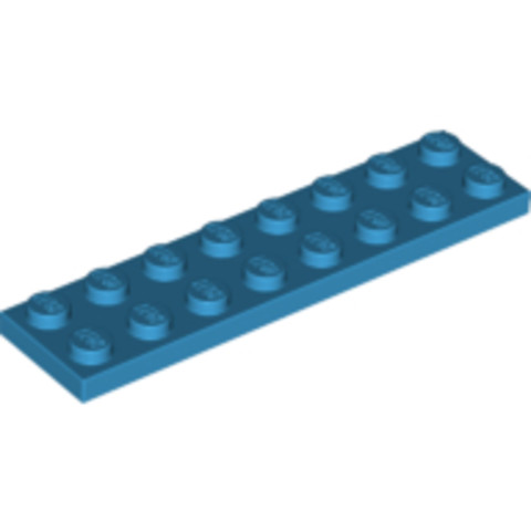 LEGO® Alkatrészek (Pick a Brick) 6216890 - Sötét azúr 2 x 8 Lapos elem