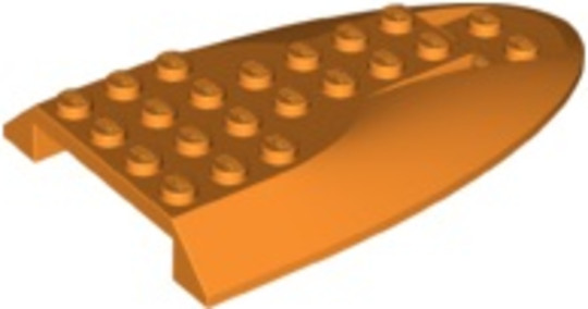 LEGO® Alkatrészek (Pick a Brick) 6220698 - Narancssárga repülőgép farokrész