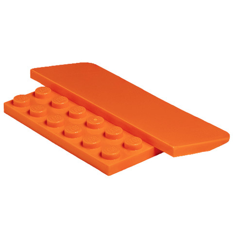 LEGO® Alkatrészek (Pick a Brick) 6338339 - Narancssárga 5x8 Lapos Rámpa