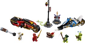 LEGO® NINJAGO® 70667 - Kai Pengés Motorja és Zane motoros szánja