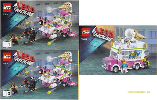 LEGO® Alkatrészek (Pick a Brick) 70804inst01 - Építési Útmutató a LEGO 70804-es Készlethez (3db Füzet)