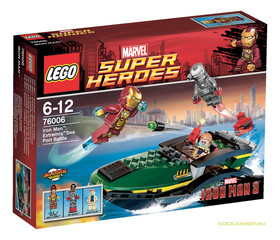 LEGO® Super Heroes 76006 - Iron Man: Extremis csatája a tengeri kikötőben