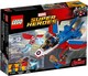 LEGO® Super Heroes 76076 - Amerika kapitány - Küldetés a sugárhajtású repülővel