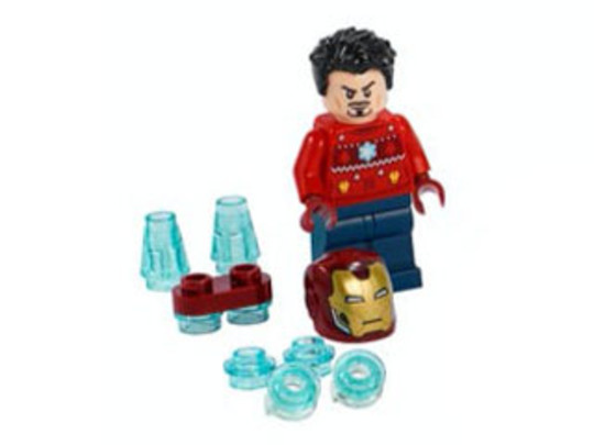 LEGO® Super Heroes 76196-2 - Adventi naptár 2021, Marvel Bosszúállók 1. nap - Vasember karácsonyi pulóverben