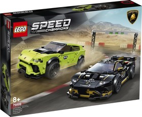 LEGO® Speed Champions 76899 - Lamborghini Urus ST-X & Lamborghini Huracán Super Trofeo EVO