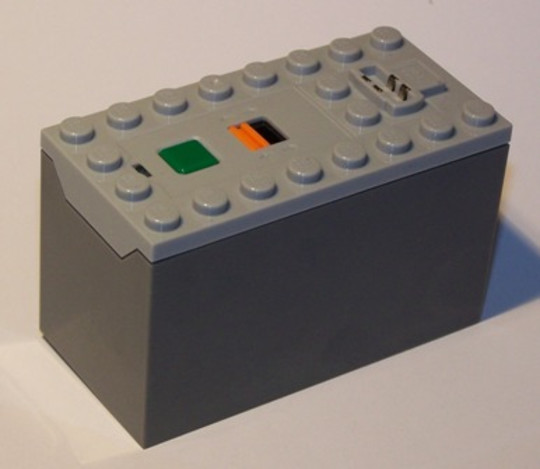 LEGO® Alkatrészek (Pick a Brick) 87513c01 - Világos Kékes-szürke 9V Elemtartó Doboz