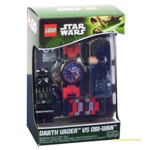 LEGO® Seasonal 9001222 - Star Wars Darth Vader&Obi Van gyermek karóra