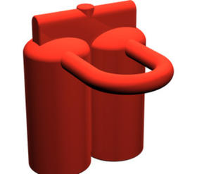 Piros Minifigura Oxigénpalack