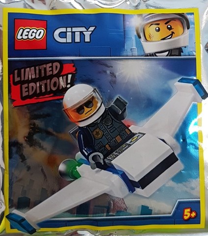 LEGO® Polybag - Mini készletek 951901 - Rendőrtiszt és Jet polybag
