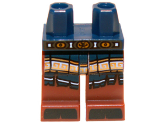 LEGO® Alkatrészek (Pick a Brick) 970c88pb06 - Sötétkék Minifigura Alsórész - Minotaurus Alsórész
