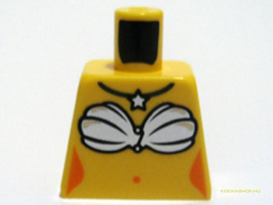 LEGO® Alkatrészek (Pick a Brick) 973pb0526 - Sárga Minifig felsőrész, Hableány