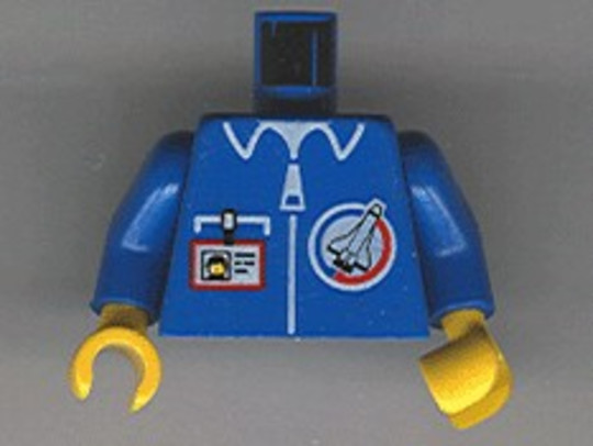 LEGO® Alkatrészek (Pick a Brick) 973px112c0107 - Kék Űrhajós test