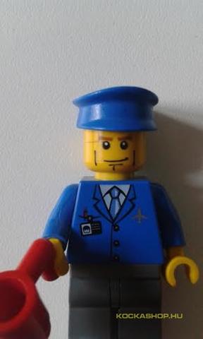 LEGO® Minifigurák air039s - Pilóta Kék egyenruhában - sérült arccal