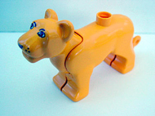 LEGO® Alkatrészek (Pick a Brick) bigcat01c01pb01 - Sárga felnőtt nőstény oroszlán