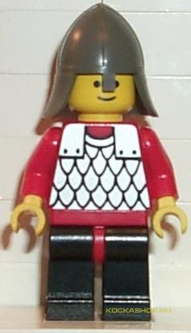 LEGO® Minifigurák cas148 - Királyi Lovag piros