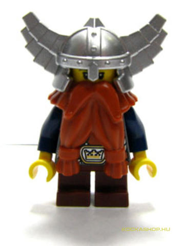 LEGO® Minifigurák cas373 - Fantasy Éra Törpe Ezüst Sisakkal