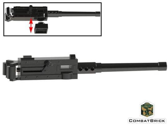 Fekete M2 Ma Deuce .50 nagy kaliberű géppuska