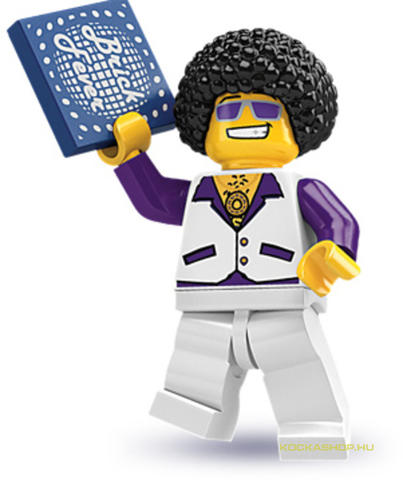 LEGO® Minifigurák col02-13 - Minifigura 2. sorozat-Disco táncos
