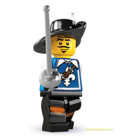 LEGO® Minifigurák col051 - Minifigura 4. sorozat - Muskétás - kiegészítő nélkül