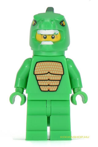 LEGO® Minifigurák col070h - Minifigura 5.sorozat- Krokodilruhás ember (kieg.nélkül)