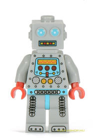 LEGO Minifigura 6. sorozat - Felhúzós robot (kieg.nélkül)
