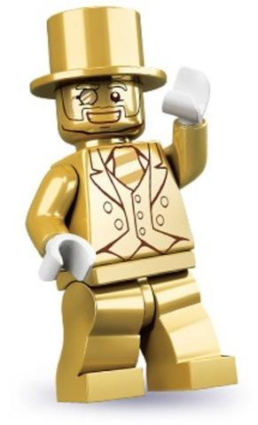 LEGO® Minifigurák col10-17 - Minifigura 10. sorozat - Mr. Gold