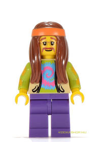 LEGO Minifigura 7. sorozat - Hippi (kieg.nélkül)