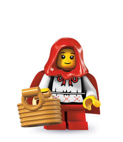 LEGO Minifigura 7. sorozat - Piroska - a nagymama látogatója