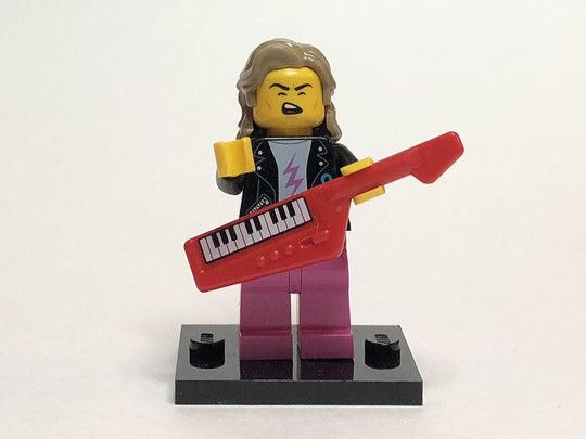 LEGO® Minifigurák col20-14 - Minifigura 20. sorozat - Zenész a nyolcvanas évekből
